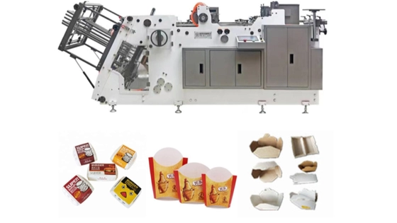 auto stereo carton box erecting Paper box making machine for food packing supplier