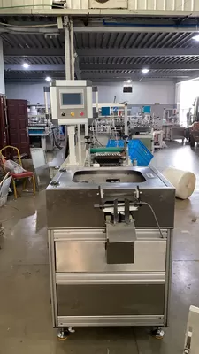 Full Automatic High Speed Disposable PE Plastic Film and Nonwoven Bouffant Cap Making Machine for doctor,nurse,hopsital supplier
