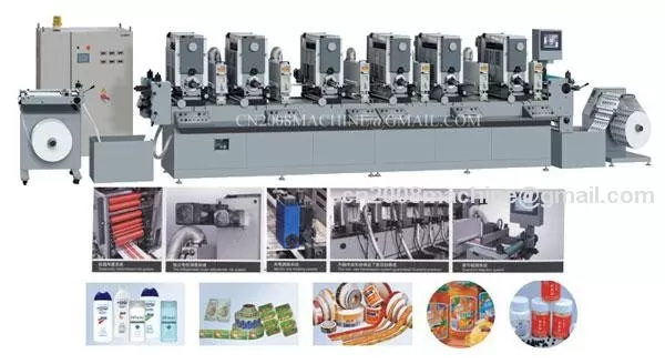 .SB-320 Full Automatic Computer Control Overprint Intermitten High Speed Label Printing Machine supplier