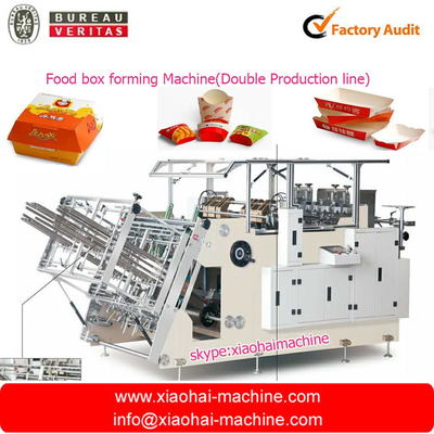 carton erecting machine for Hamburger box,pizza box,food box supplier