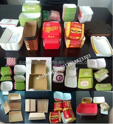 carton erecting machine for Hamburger box,pizza box,food box supplier
