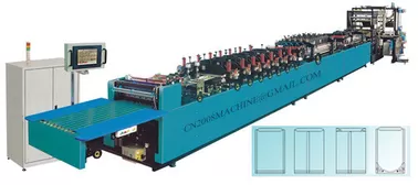 HDL Series Computer Control Three Side Sealing Machine With Zipper And Stand Up Device supplier