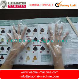 plastic glove on paper Glove Making machine supplier