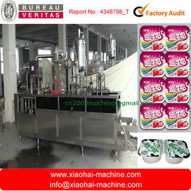 Full Automatic Yogurt Cup Forming filling Sealing Machine supplier