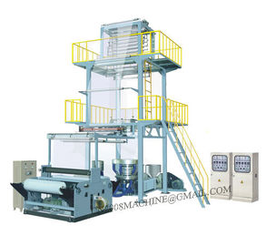 2SJ Series Double Layer Two Screws AB Co-Extrusion Rotary Film Blowing Machine Set supplier