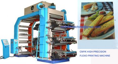 CMYK HIGH SPEED 100METER PER MINUTE HIHG PRECISION FLEXOGRAPHIC PRINTING MACHINE supplier