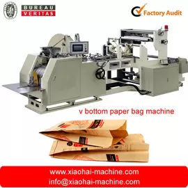 NCY-400-600-2C/4C V bottom Paper Bag Machine With 2 / 4 colors printing Unit Inline supplier