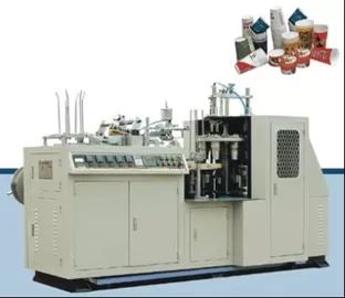 EBZ-12 PAPER CUP FORMING MACHINE WITH HANDLE APPLICATOR supplier