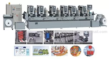 .SB-320 Full Automatic Computer Control Overprint Intermitten High Speed Label Printing Machine supplier