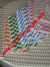 stripped paper straw supplier