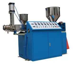Two Colors plastic drinking Straw extruder machine supplier