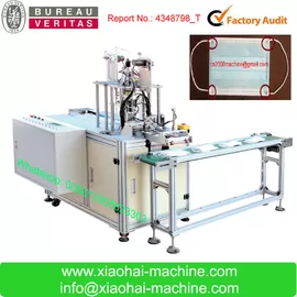 Full Automatic Nonwoven health Medical Face Mask ear loop Spot Welding Machine for Inner and outer Earloop supplier