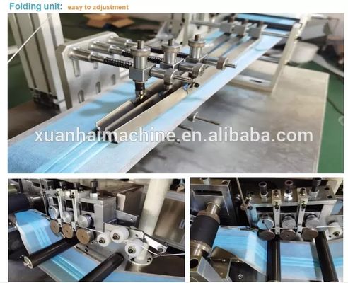 2020 90pcs/min Servo control 1+1 Automatic non woven surgical Disposable face mask making machine supplier