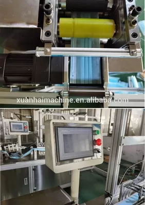 2020 90pcs/min Servo control 1+1 Automatic non woven surgical Disposable face mask making machine supplier