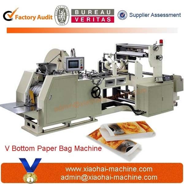 CY400 Sharp Bottom Food Bread Grocery Paper Bag Making Machine supplier