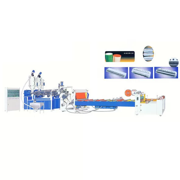 double screw co-extrusion sheet extruder supplier
