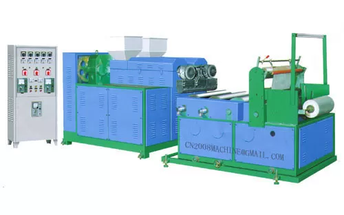 Double Screw Co-Extrusion Film Casting Machine supplier