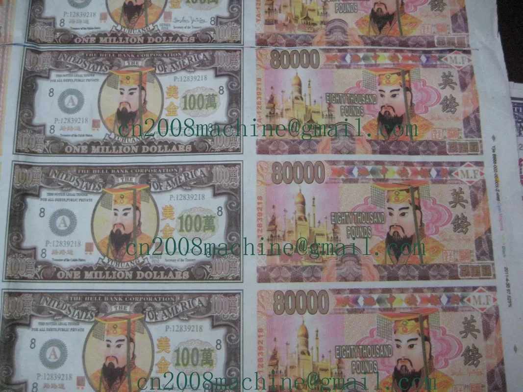 paper money printing machine supplier