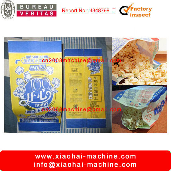 Microwave Popcorn Bag Making Machine For Paper Bag supplier