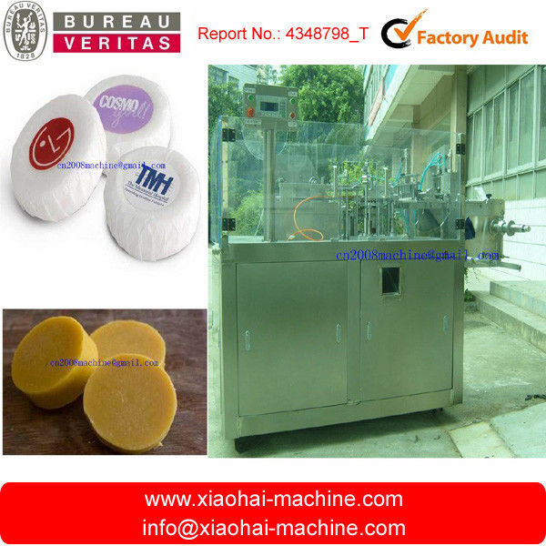Plastic Packaging Material automatic hotel soap packing machine supplier