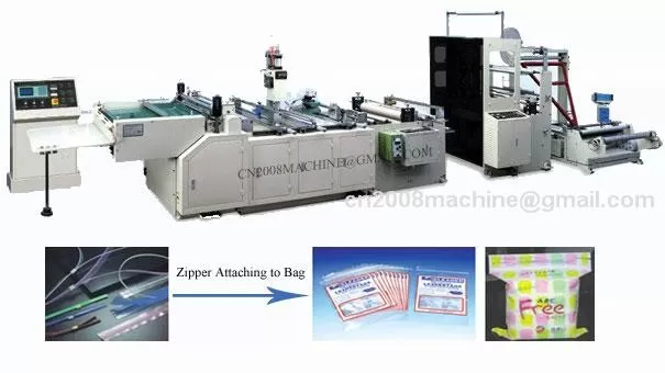 ZIP-TH Series Zipper Attaching To Bag Making Machine supplier